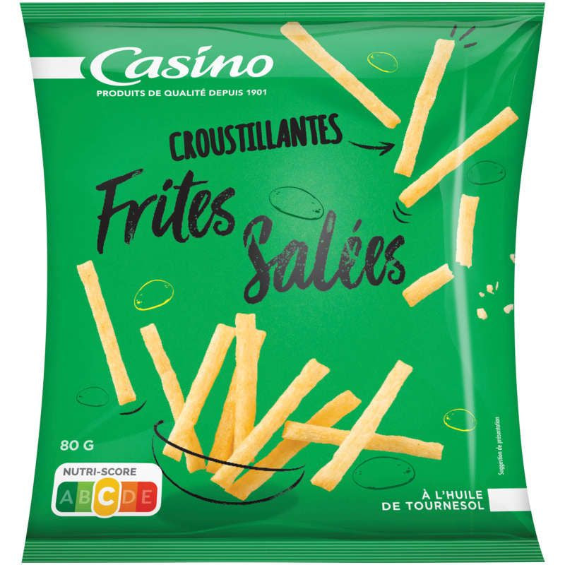 Frites - Biscuits apéritifs - Salées - 80g