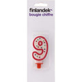 Finlandek Bougie anniversaire Chiffre 9