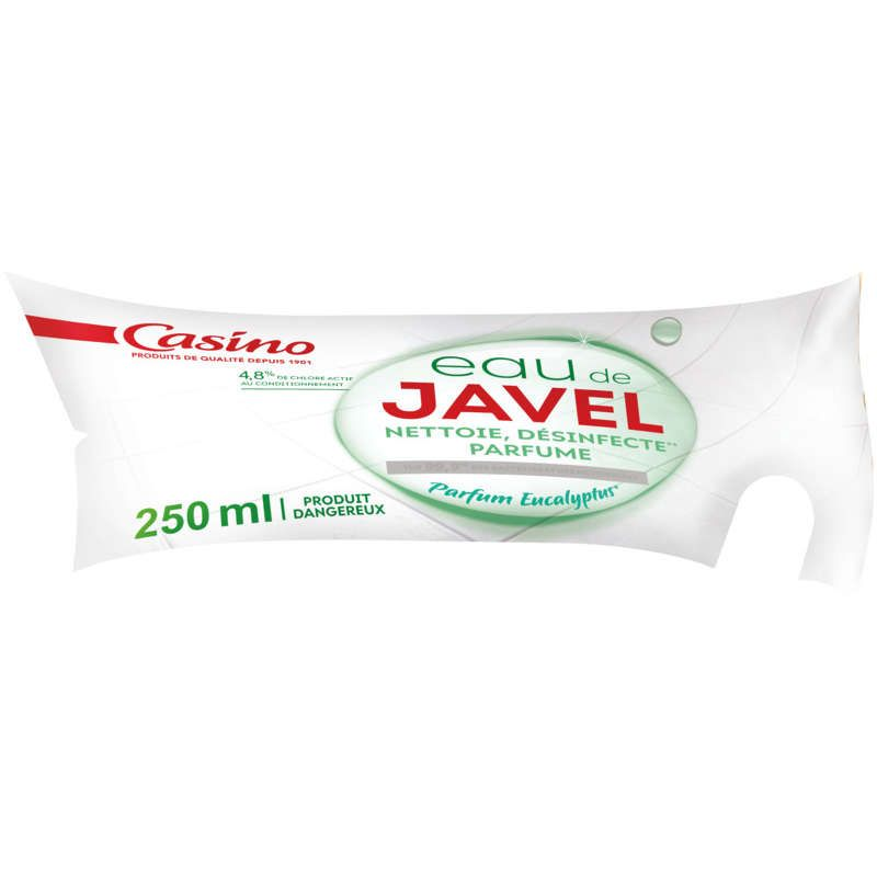 Casino Eau de javel - Parfum eucalyptus - 3x250ml