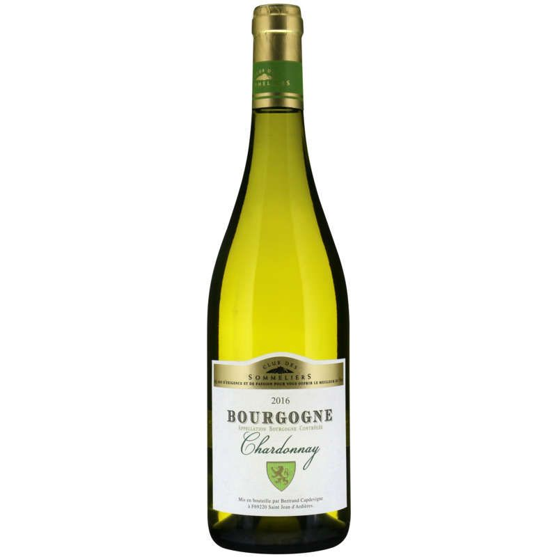 Club Des Sommeliers Chardonnay - Bourgogne - Vin blanc - 75cl