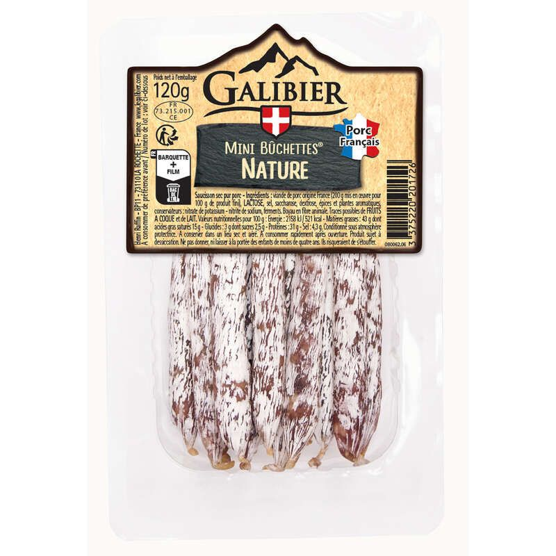 Galibier Mini Bûchettes Nature 120g