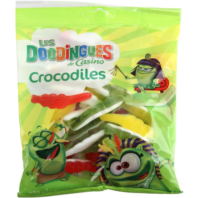 Les Doodingues Crocodiles gélifiés 250g