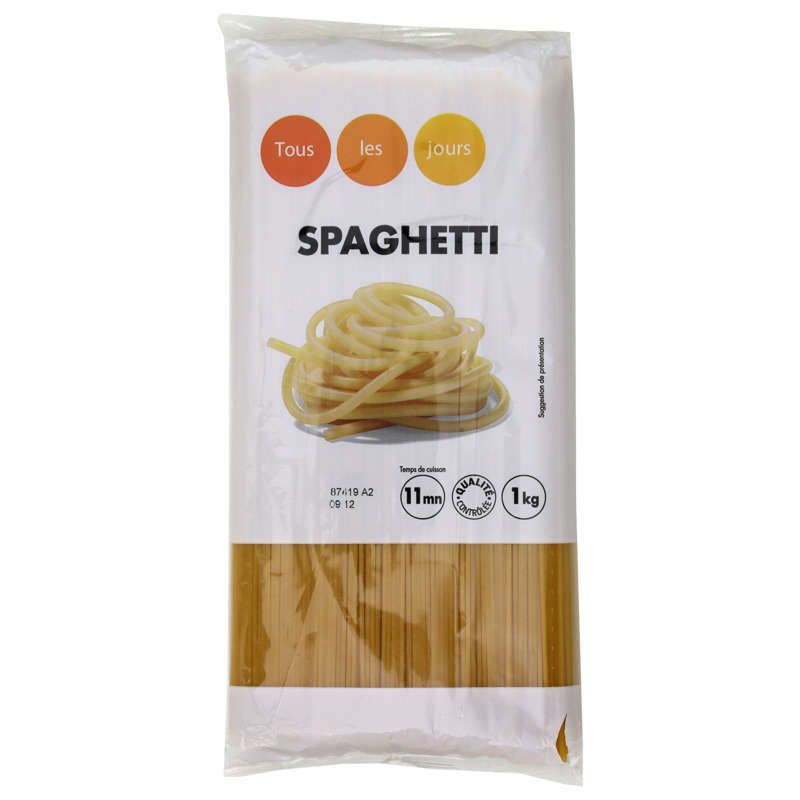 Tous Les Jours Spaghetti 1kg
