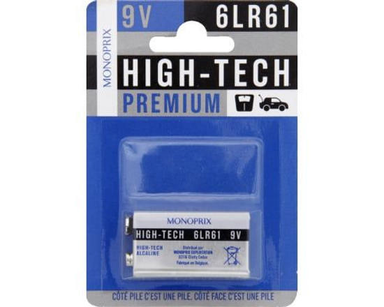Monoprix Maison Pile 6Lr61 9V High Tech
