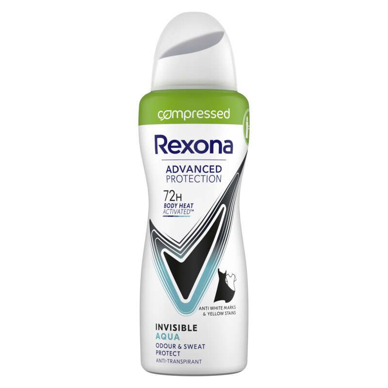 Rexona Déodorant spray anti-transpirant compressé invisible 100ml