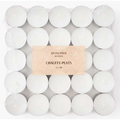 Monoprix Maison Bougies Chauffe Plat Non Parfumées X50, Blanc