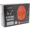 Casino Steaks hachés - Pur bœuf - Façon bouchère - x4 - 560g