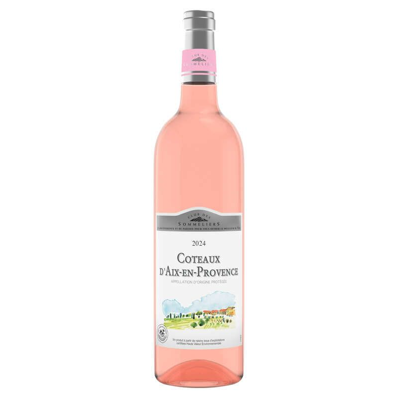 Club des sommeliers Coteaux aix-en-provence rosé 75cl