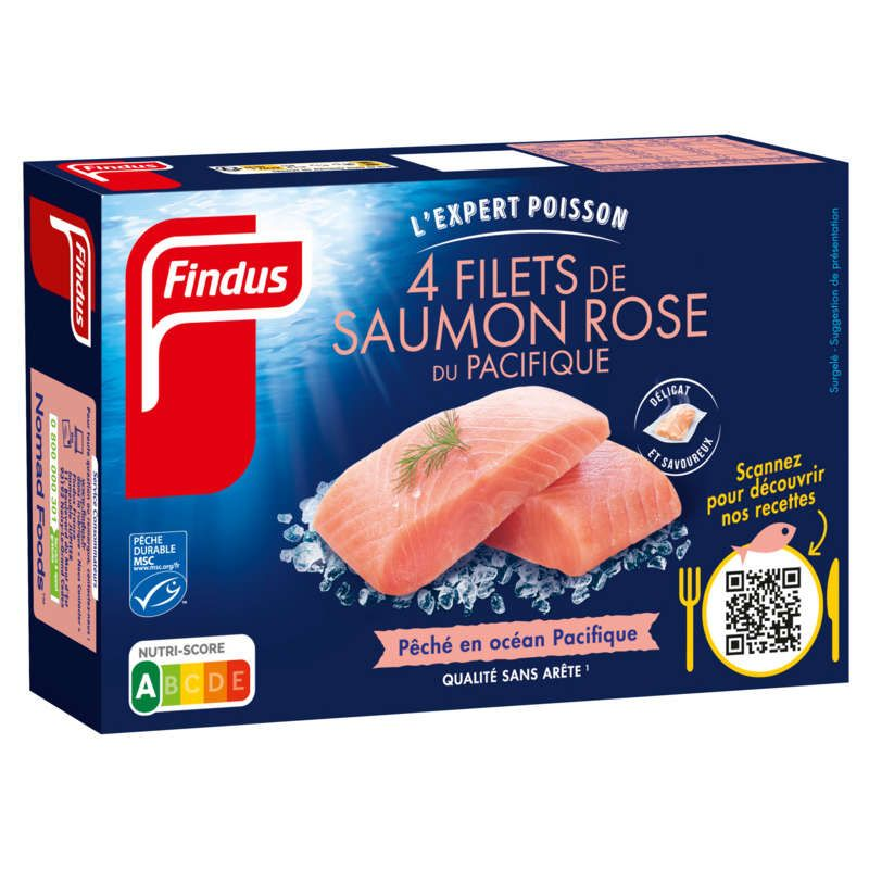 Findus Filets de Saumon Rose du Pacifique 4x100g