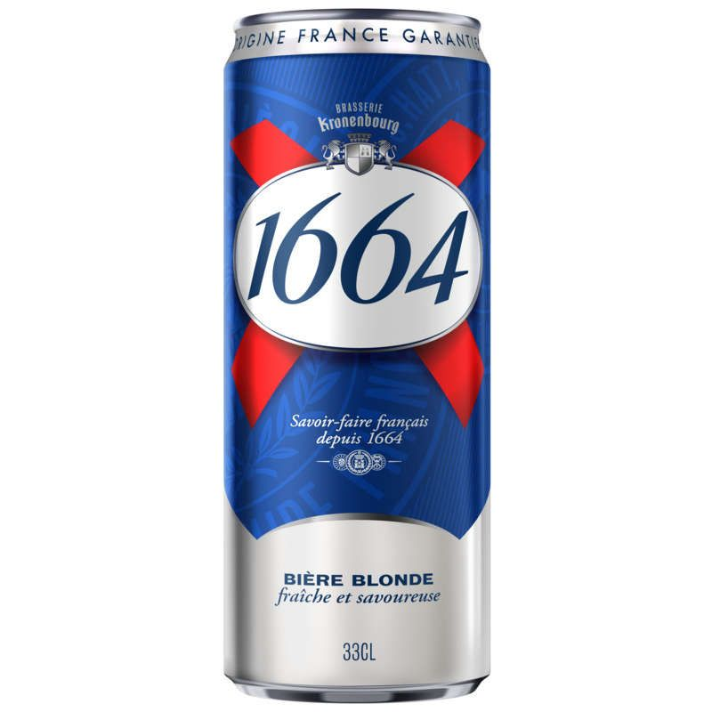 1664 Bière Blonde, 5,5% Vol. 33Cl