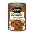Raynal et Roquelaure Lentilles Cuisinées Auvergnates 410g