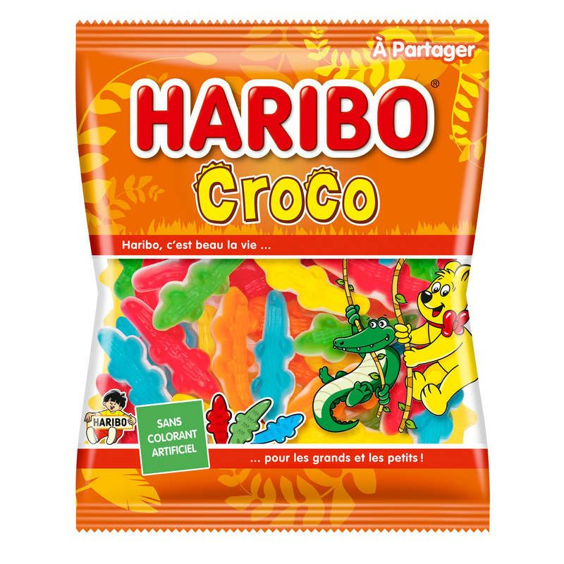 Haribo Bonbons Croco 120 g