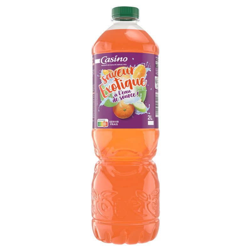 Casino Boisson aux jus de fruits et à l'eau de source - Exotique - 2l