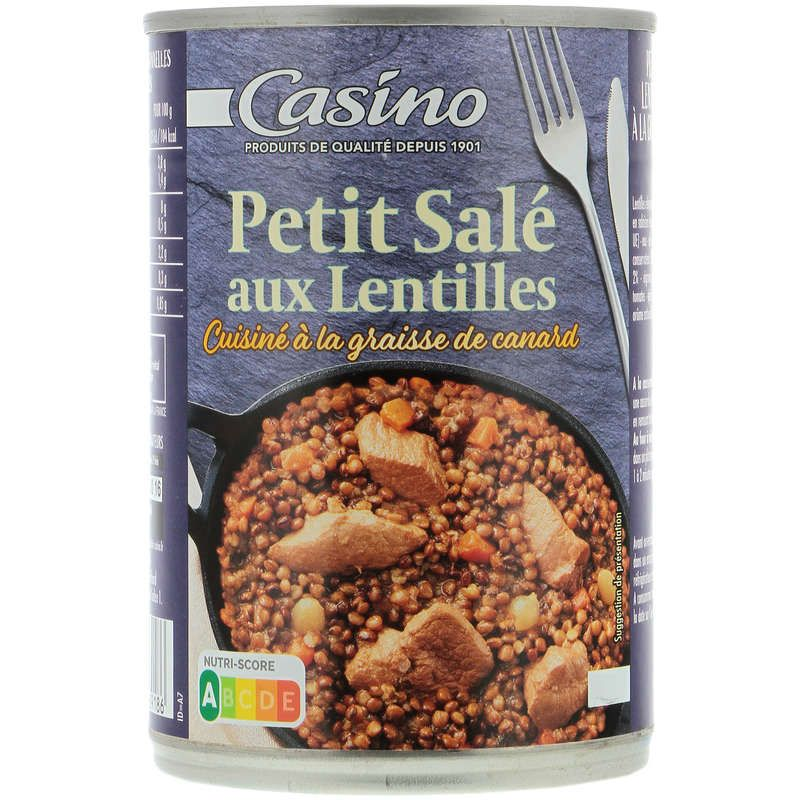 Casino Peti salé aux lentilles - 420g