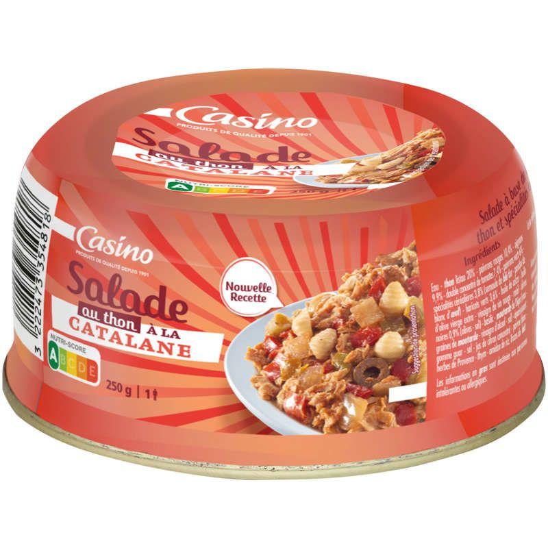 Casino Salade Catalane Au Thon - 250G