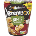 Sodebo Xtrem Box radiatori boeuf poivre 400g