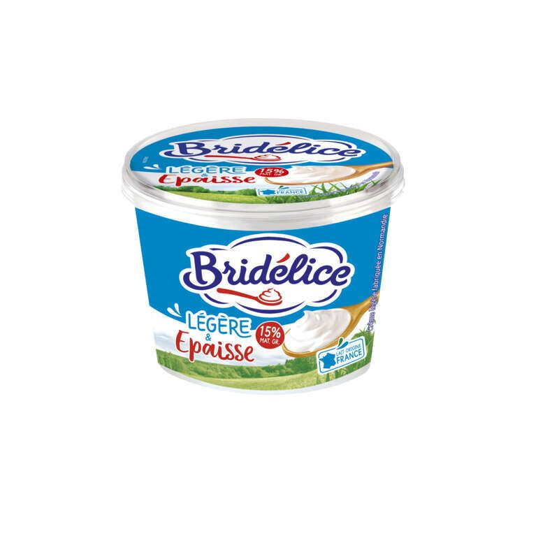 Bridélice Crème Fraîche Epaisse Légère 15% Pot 20cl