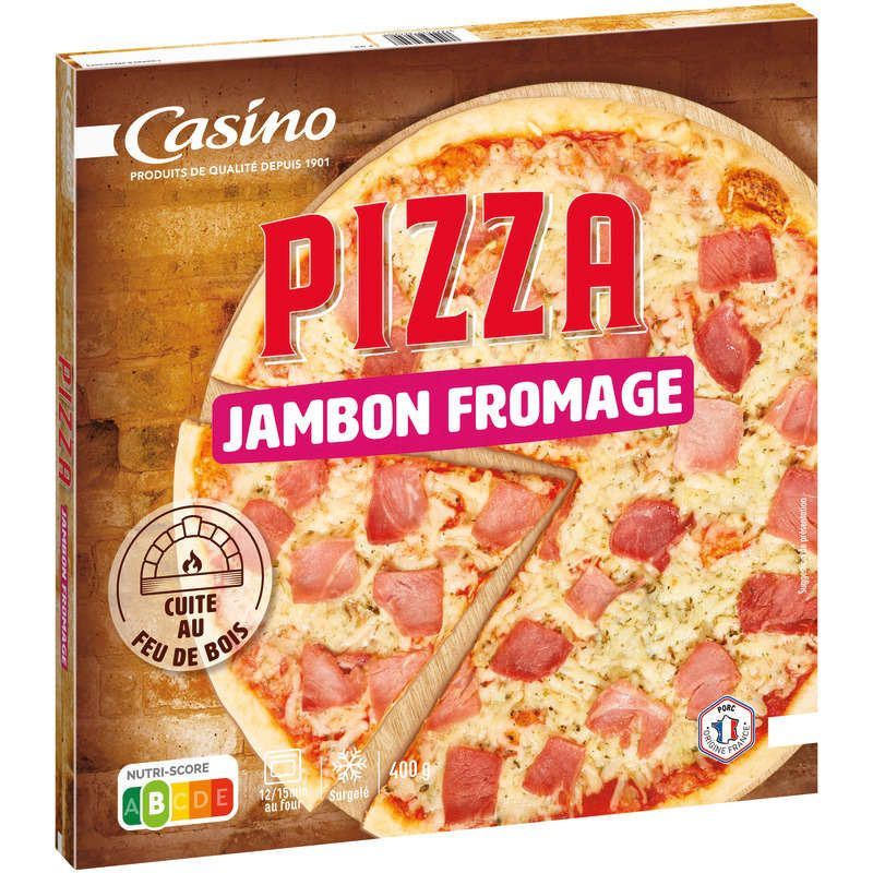 Casino Pizza jambon fromage - 400g