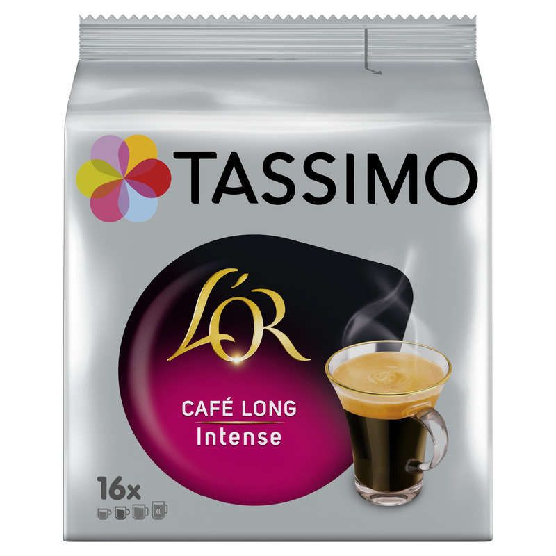 Tassimo L'Or Café Long Intense x16 dosettes 128g