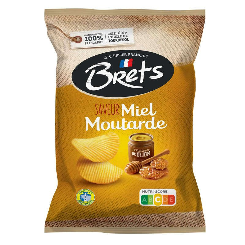 Bret's chips saveur miel moutarde 125g