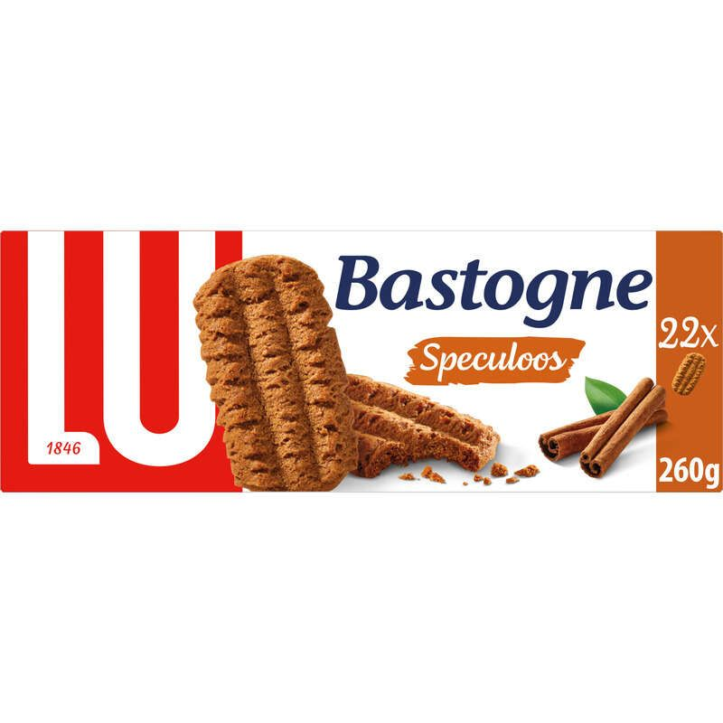 Lu L'Original Bastogne Biscuits au Spéculoos 260g