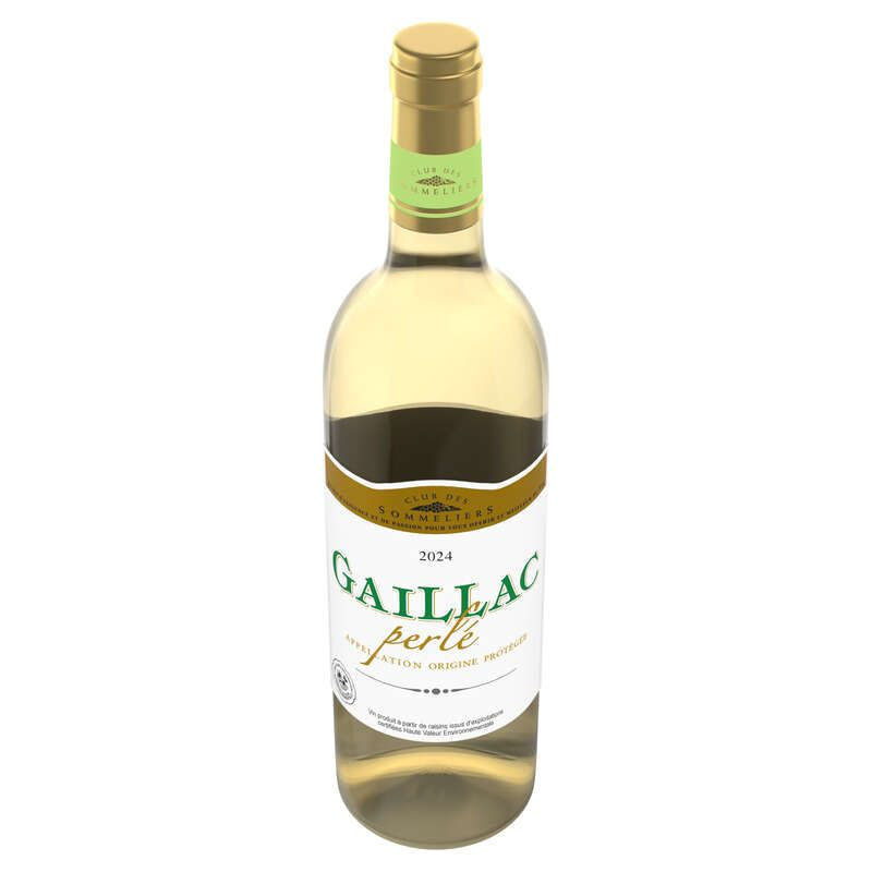 Club Des Sommeliers Gaillac perlé - Sud-Ouest - Vin blanc - 75cl