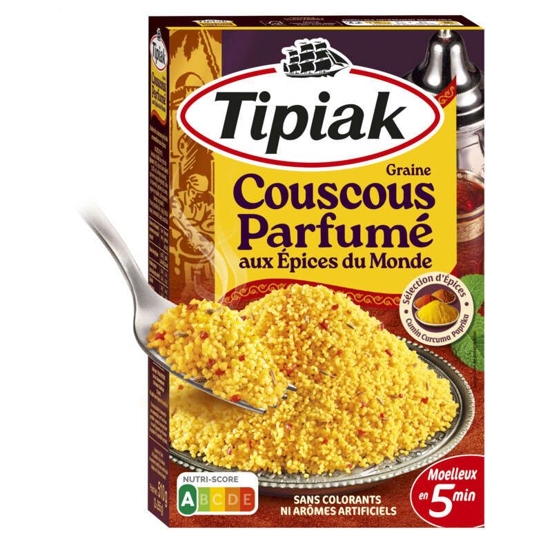 Tipiak Couscous Parfumé Aux Epices Du Monde 510g