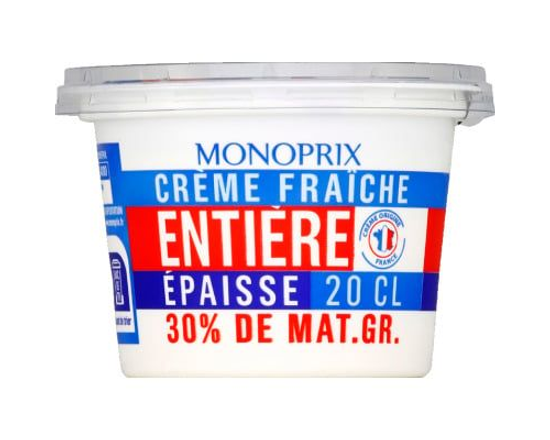 Monoprix Crème fraîche 30%matiere grasse 20cl