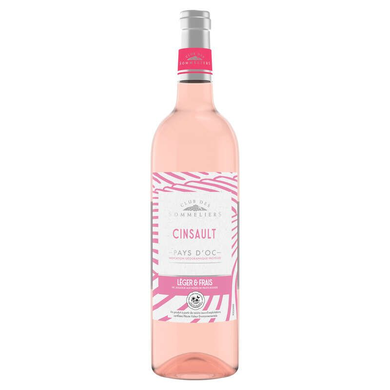 Club Des Sommeliers Igp Oc Cinsault Rosé Hve 75cl