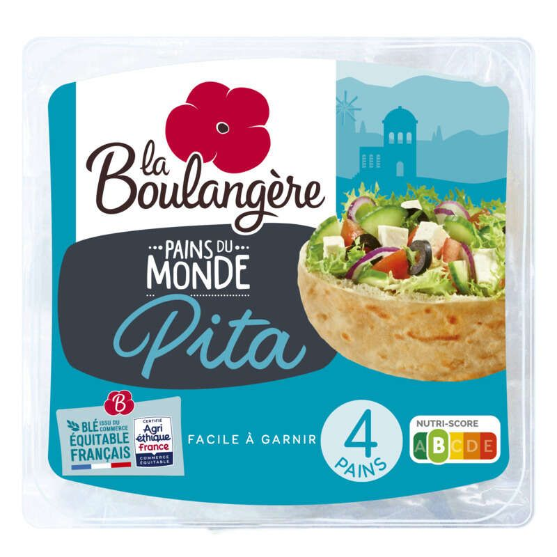 La Boulangère Pains Pita x4 - 320g