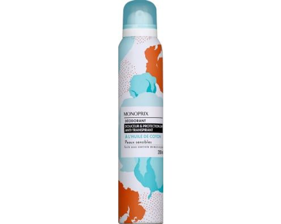 Monoprix Déodorant 24 H Peaux Sensibles 200ml