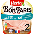Herta Le Bon Paris Jambon avec moins de 25% de sel x2 70g