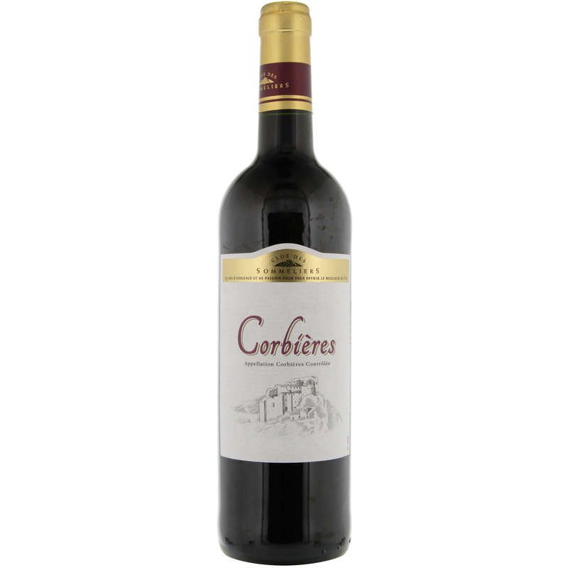 Club Des Sommeliers Corbières - Languedoc rouge - Alc 12,5%vol. - Vin rouge - 75cl