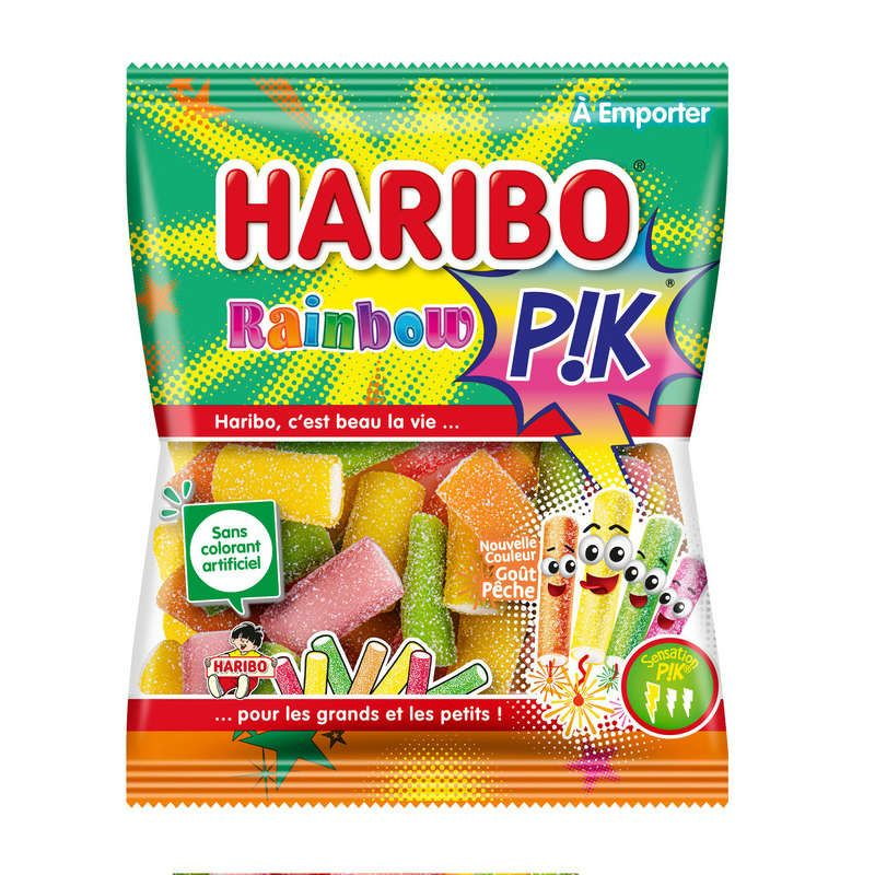 Haribo Assortiment Bonbons Rainbow Pik 120g