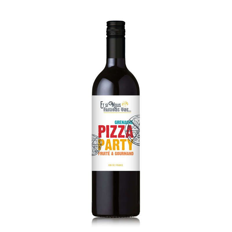 Vin de France Grenache Pizza Party rouge 75cl