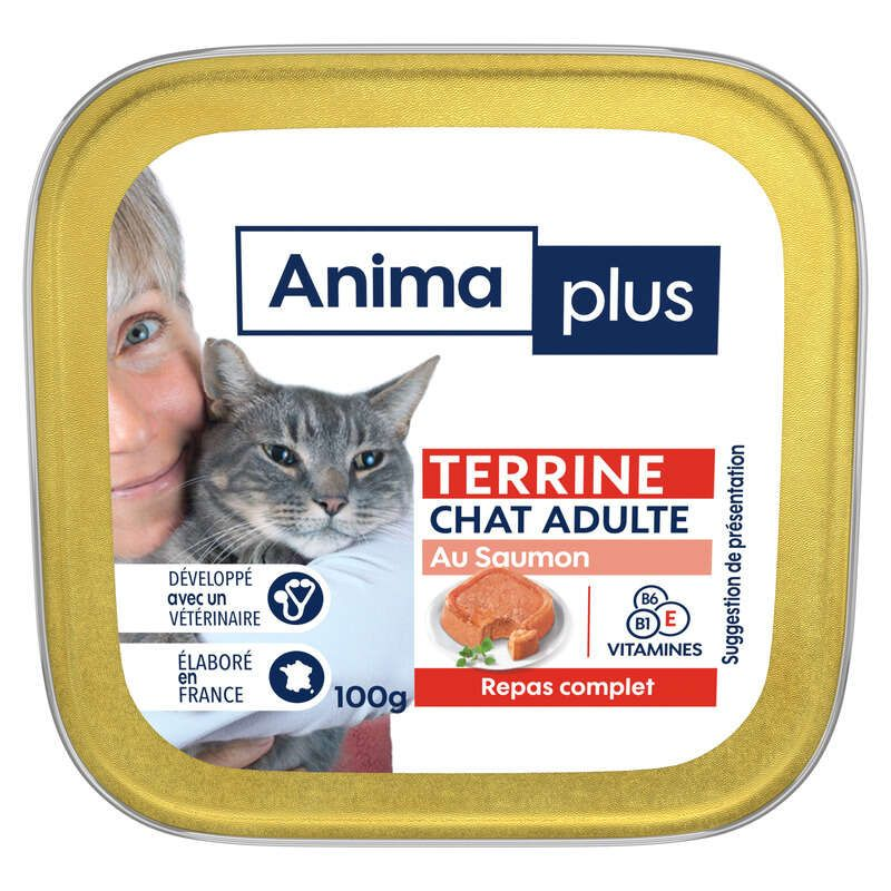 Casino Animaplus Pâtée Pour Chats Saumon 100g