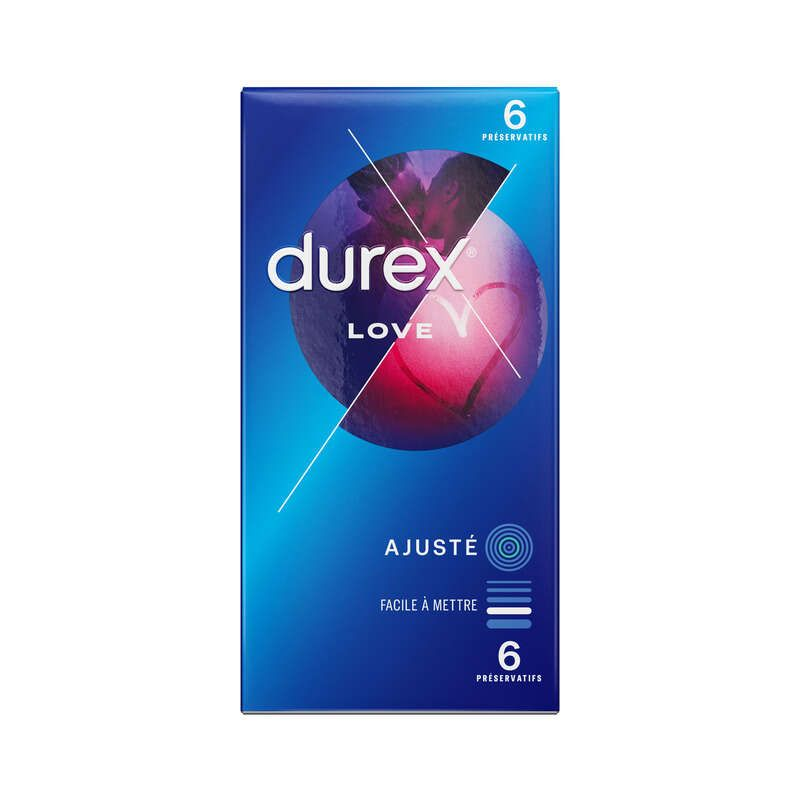 Durex Préservatifs Love Faciles et rapides à poser x6
