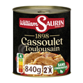 William Saurin Cassoulet Toulousain À La Graisse D'Oie, Mitonné Doucement 840g