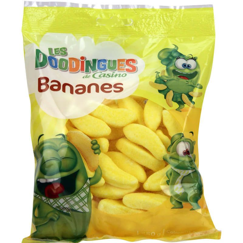 Les Doodingues Bonbon bananes - 250g