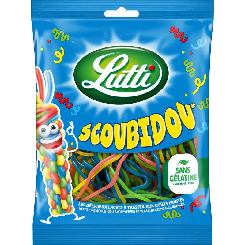 Lutti Bonbons Scoubidou Fruits 100g