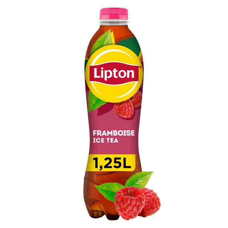 Lipton Ice Tea Thé Glacé Saveur Framboise 1,25L