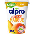 Alpro Dessert Végétal Soja Mangue Sans Sucres 400g