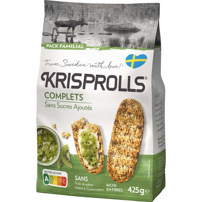 Krisprolls Petits Pains Complets 425g