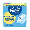 Vania Serviettes Hygiéniques Maxi Confort, normal+ x16