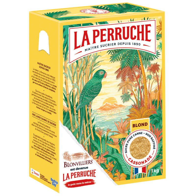 Blonvilliers Sucre Roux De Canne En Poudre 1kg