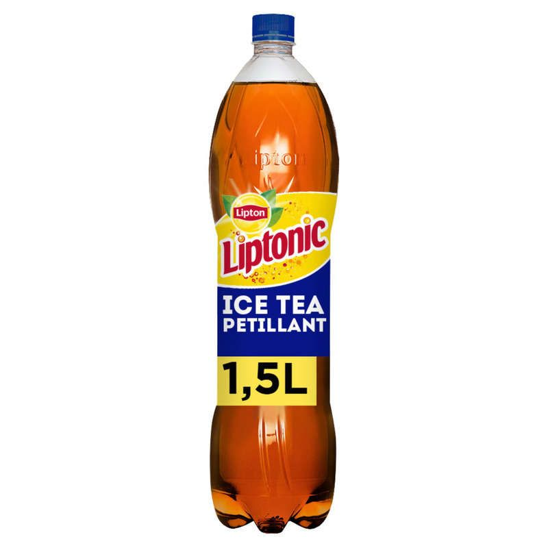 Liptonic Ice Tea Thé Glacé Saveur Citron Vert 1,5L