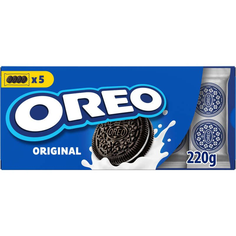 Oreo Original Biscuits fourrés à la Vanille Pocket 220g