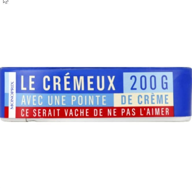Monoprix Le crémeux 200g