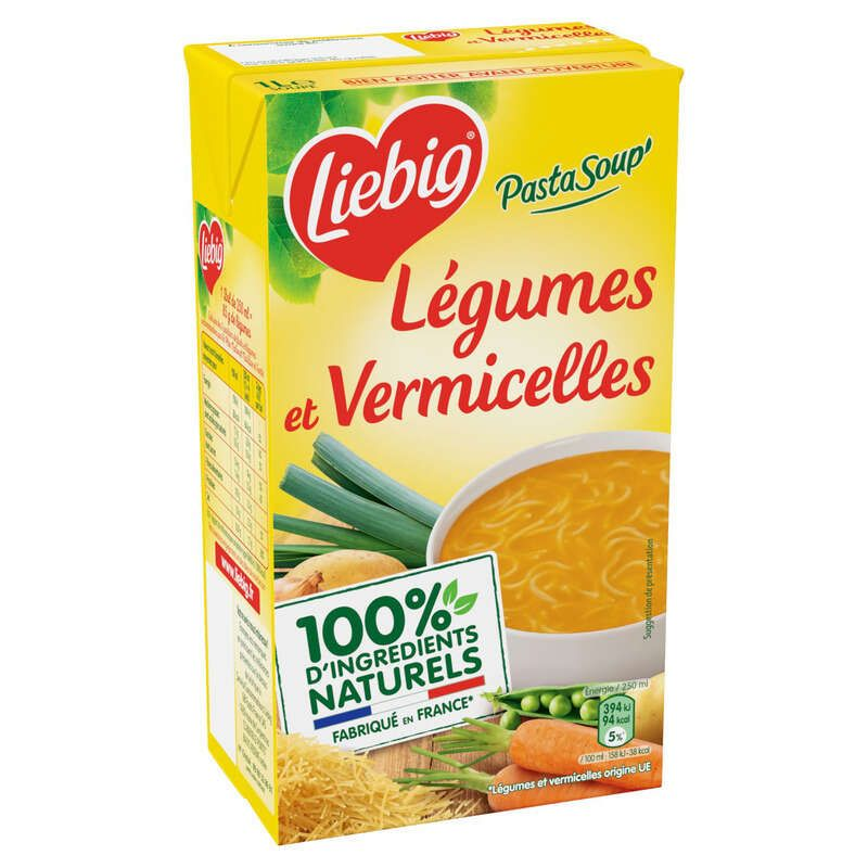 Liebig Pasta Soup’ légumes & vermicelles 1L