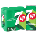 7UP Soda au Citron & Citron Vert 6x33cl